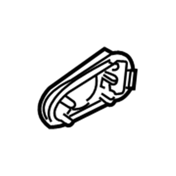 Volvo 30753903 Handle, Outside Cover, Gray, Driver Side