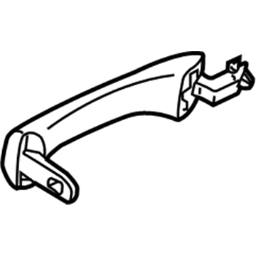 Volvo 30699553 Handle, Outside, Gray