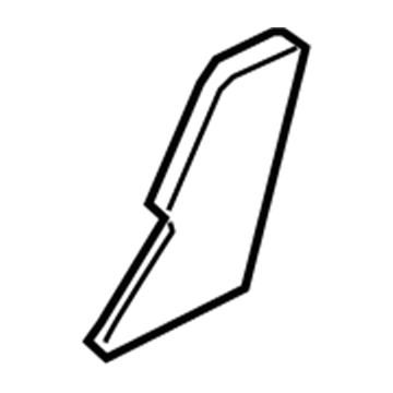 Volvo 39830382 Pivot Cover, Charcoal, Driver Side