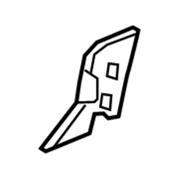 Volvo 39830384 Pivot Cover, Charcoal, Passenger Side