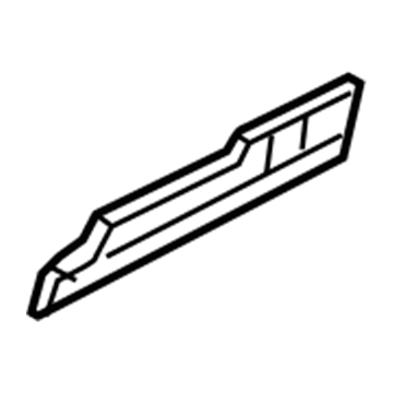 Volvo 39831626 Side Trim, Charcoal, Driver Side