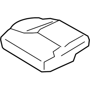 Volvo 39824708 Seat Cover, Charcoal, Driver Side