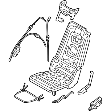 Volvo 31498812 Seat Frame, Driver Side Volvo 31498812 Seat Frame, Driver Side