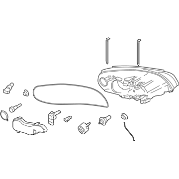 Volvo Headlight - 31214356