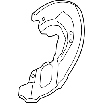 Volvo XC60 Brake Dust Shield - 31665625