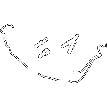 2020 Volvo XC90 Windshield Washer Hose - 31349384