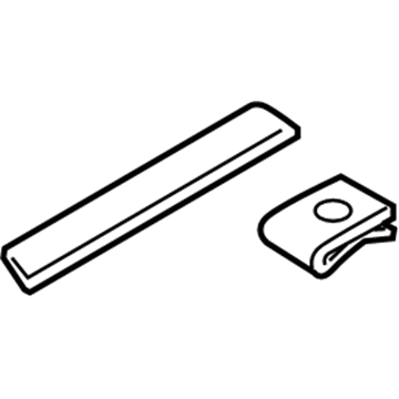 Volvo 39810365 Front Sill Plate, Beige, Driver Side