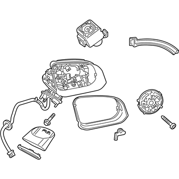 Volvo XC40 Recharge Side View Mirrors - 31477666