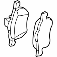 Volvo S80 Brake Pad Set - 32373171 Brake Pads