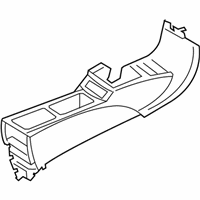 Volvo V50 Center Console - 39804567 Front Console, Beige/Black