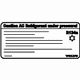 Volvo 30760401 Caution Label