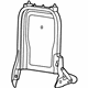 Volvo 30767796 Seat Back Frame, Driver Side