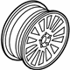 Volvo 30671512 Wheel, Alloy, Aluminium
