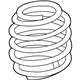 Volvo 31387906 Coil Spring, Front