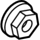 Volvo 985965 Mount Bracket Lock Nut