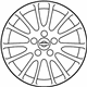 Volvo 30633786 Wheel, Alloy, Aluminium
