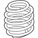 Volvo 30760305 Coil Spring, Front