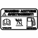 Volvo 30760154 Fuel Label Volvo 30760154 Fuel Label