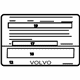 Volvo 31276842 Certification Label Volvo 31276842 Certification Label