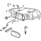 Volvo 31283273 Headlamp Assembly, Driver Side
