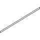 Volvo 32229688 Belt Molding, Driver Side