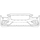 Volvo 36011939 Bumper Cover, Black Stone