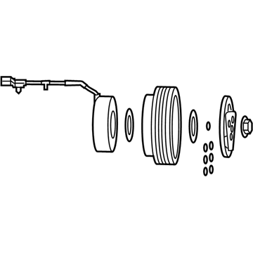 Volvo S60 A/C Compressor Clutch - 31332751