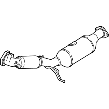 Volvo V60 Cross Country Exhaust Pipe - 36010050