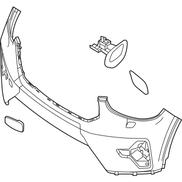 Volvo EC40 Bumper Cover - 40005164