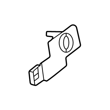 Volvo 39797945 Parking Sensor Side Bracket, Passenger Side 39797945 Volvo Parking Sensor Side Bracket, Passenger Side Illustration 1 of 1