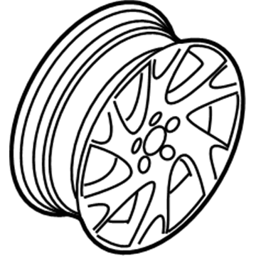 Volvo 8641075 Wheel, Alloy, Gray, Aluminium 8641075 Volvo Wheel, Alloy, Gray, Aluminium Illustration 1 of 1