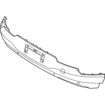 80010950 Volvo Bumper Cover Illustration 1 of 1