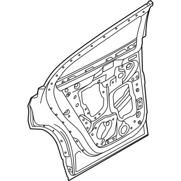 80036555 Volvo REAR DOOR Illustration 1 of 1