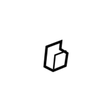 31402039 Volvo Belt Weatherstrip Clip Illustration 1 of 1
