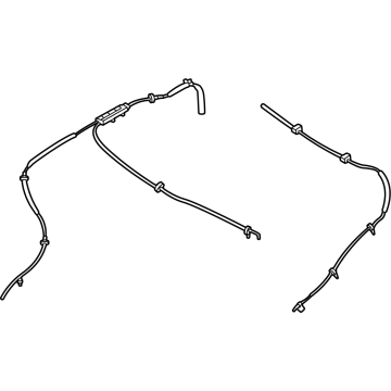 Volvo EX30 Hood Release Cable - 80000494