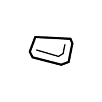 Volvo 1284851 Trim Molding Cap, Driver Side 1284851 Volvo Trim Molding Cap, Driver Side Illustration 1 of 1