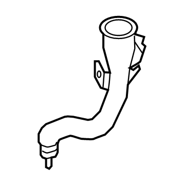 Volvo EC40 Windshield Washer Hose - 32390680