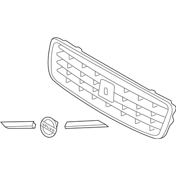 Volvo S80 Grille - 30756993