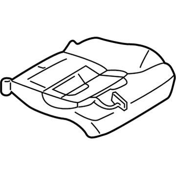 31435120 Volvo Seat Cushion Pad Illustration 1 of 1