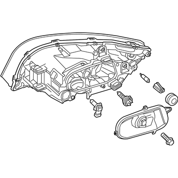 Volvo S60 Headlight - 31383071