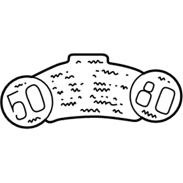 Volvo 31302979 Caution Label 31302979 Volvo Caution Label Illustration 1 of 1