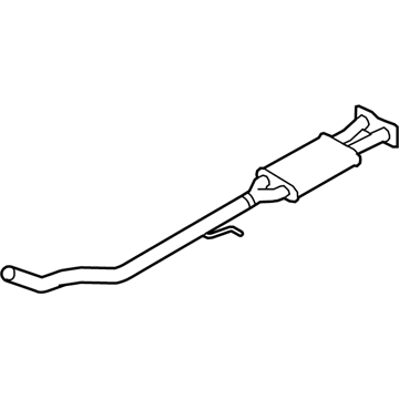 Volvo S80 Exhaust Pipe - 31338361