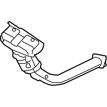 Volvo S80 Exhaust Pipe - 36000380