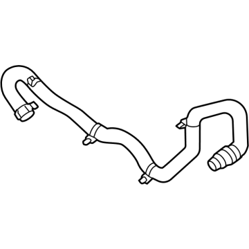 Volvo XC40 Recharge Coolant Reservoir Hose - 32339810