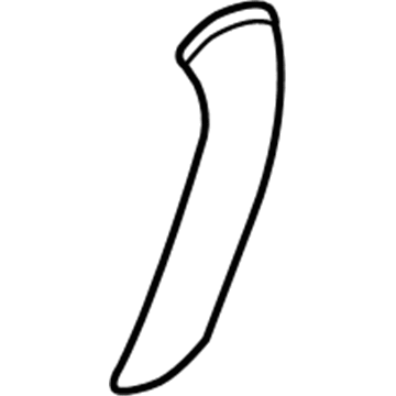 8635084 Volvo Handle Cover, Beige, Driver Side Illustration 1 of 1