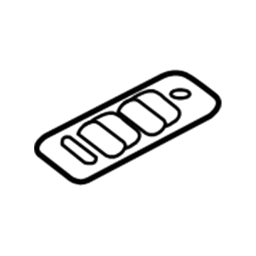 Volvo 39981072 Switch Bezel, Beige, Driver Side 39981072 Volvo Switch Bezel, Beige, Driver Side Illustration 1 of 1