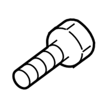 Volvo 1224786 Splash Shield Retainer Clip 1224786 Volvo Splash Shield Retainer Clip Illustration 1 of 1