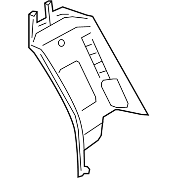 Volvo 31463311 Upper Trim, Driver Side 31463311 Volvo Upper Trim, Driver Side Illustration 1 of 1