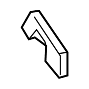 32205750 Volvo Rear Pillar Trim Bracket Illustration 1 of 1