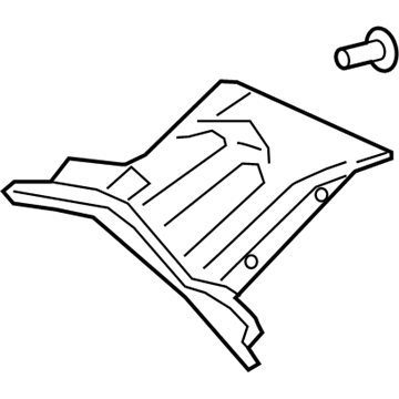 Volvo 32244280 End Panel, Driver Side 32244280 Volvo End Panel, Driver Side Illustration 1 of 1